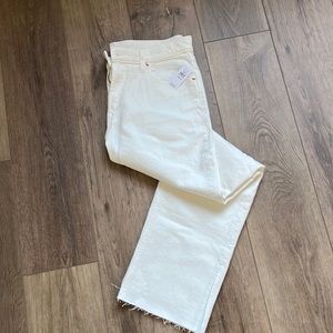 Gap white denim size 29/8 loose mid rise